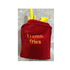 french fries costume hat