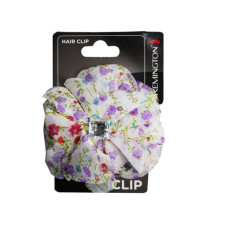 Floral Print Salon Clip with Gems