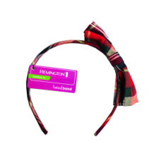Plaid Head Band with Bow