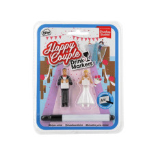 Drinking Buddies Bride & Groom Drink Markers