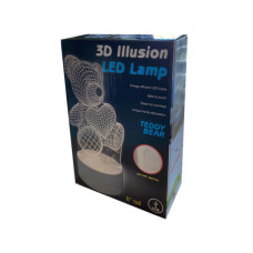 3D Illusion Lamp in 2 Assorted Styles