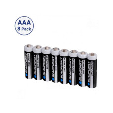 Blaupunkt Zinc Carbon AAA 8 pack Batteries in Shrink Wrap