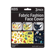 3 Pack Kids Washable Fun Masks 3 Assorted