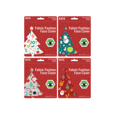 Kids 4 Asst Christmas Washable Face Masks
