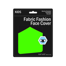 Kids Neon Colored Washable Face Masks 3 Asst