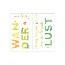 wanderlust quote wall decal