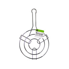 Steel Round Trivet with Long Handle