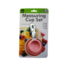 4 Pack Stackable Measuring Cup Spoon Set
