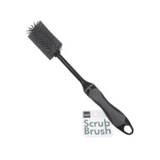 11" Scrub Brush with Ergonomic Rubber Handle