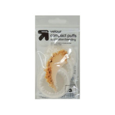 Up & Up 3 Pack Velour Compact Cosmetic Puffs