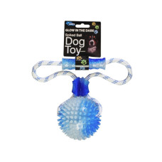 Glow in the Dark Spiked Ball Dog Toy