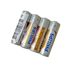 philips long life zinc chloride 4 pack aa battery in shrink