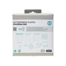 WE-R 11 Piece Home Made Themed Letterpress Plates