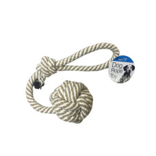 Rope Ball Pet Dog Toy With Loop Handle