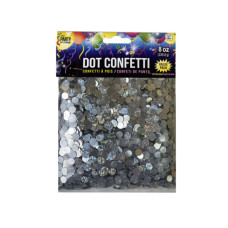 8 oz Dot Confetti Value Pack in Silver