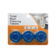 3 Count Fresh Flush Toilet Bowl Cleaning Tablets