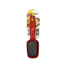 glad crystal grater and zester in red