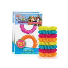 Superband 2 Pack Neon Insect Repelleing Bracelet
