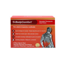 BodyComfort 6 Pack Reusable Therapeutic Heat Packs