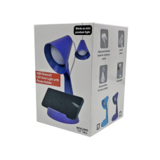 7.5" USB-Powered LED Desk Light with Phone Holder