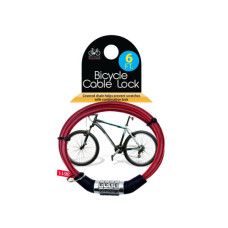 Thin Bicycle Lock with Code