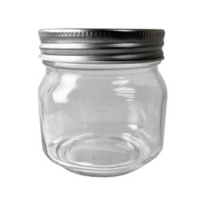 8 Ounce Glass Container w/Lid