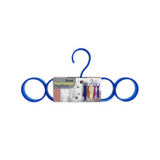 Blue Plastic Scarf Hanger Organizer