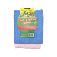 Grossus Two Pack Microfiber Vegetable Pouch in Assorted Colors