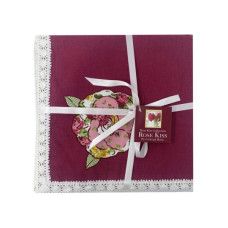 Homewear 18" x 18" Rose Kiss 4 Pack Napkin
