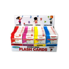 Jumbo Double Sided Flash Cards Countertop Display