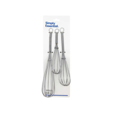 Simply Essential 3 Pack Kitchen Whisk 8" 10" and 12"
