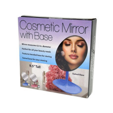 Round Stand Up Vanity Mirror with Base