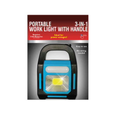 Portable 3-in-1 Style Work Light with Handle