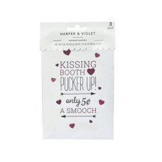 3 Pack Kissing Booth Scented Paper Satchets