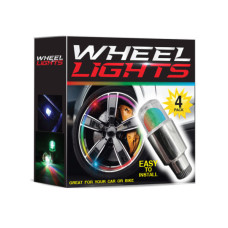 4 Pack Colorful LED Wheel Lights