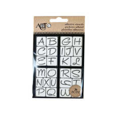 Art-C 26 Piece Letters Adhesive Stencil