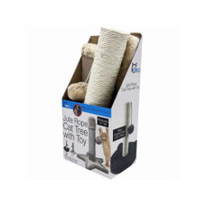 Jute Rope Cat Tree with Toy