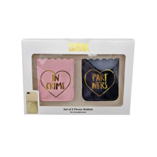 SARINA Partner In Crime Adhesive Phone Wallet Set