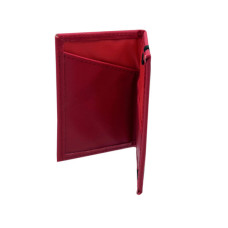 red card holder wallet with elastic