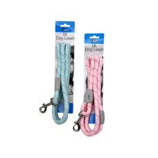 Pastel Dog Leash with Collar Clip