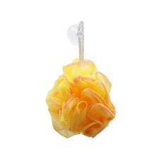 NuValu 50g Assorted Color Mesh Bath Sponge in Tub Display