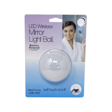 LED Wireless Mirror Light Ball with Suction Mount