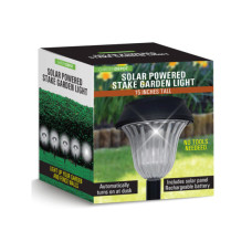 Crystal Rechargeable Solar Garden Stake Light
