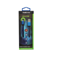 Acellories 6 Foot Micro USB Cable in Blue