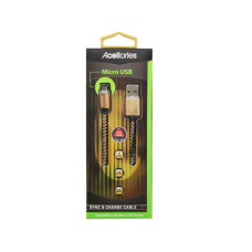 Acellories 6 Foot Micro USB Cable in Pink