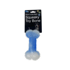 Glow in the Dark Squeaky Toy Bone