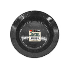 10" Metal Speckle Camping Dish Plate