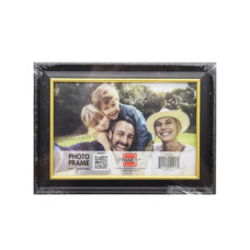 4x6 Photo Frame Assorted Black with Gold and Silver Lining