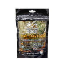 RealTree Weatherproof and Waterproof Fire Starter Pouch 12 Pack
