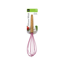 Wood Handle Silicone Whisk